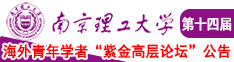 操美女毛逼视频南京理工大学第十四届海外青年学者紫金论坛诚邀海内外英才！